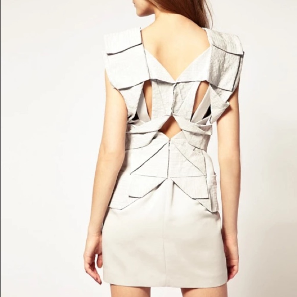 ASOS BLACK tape dress